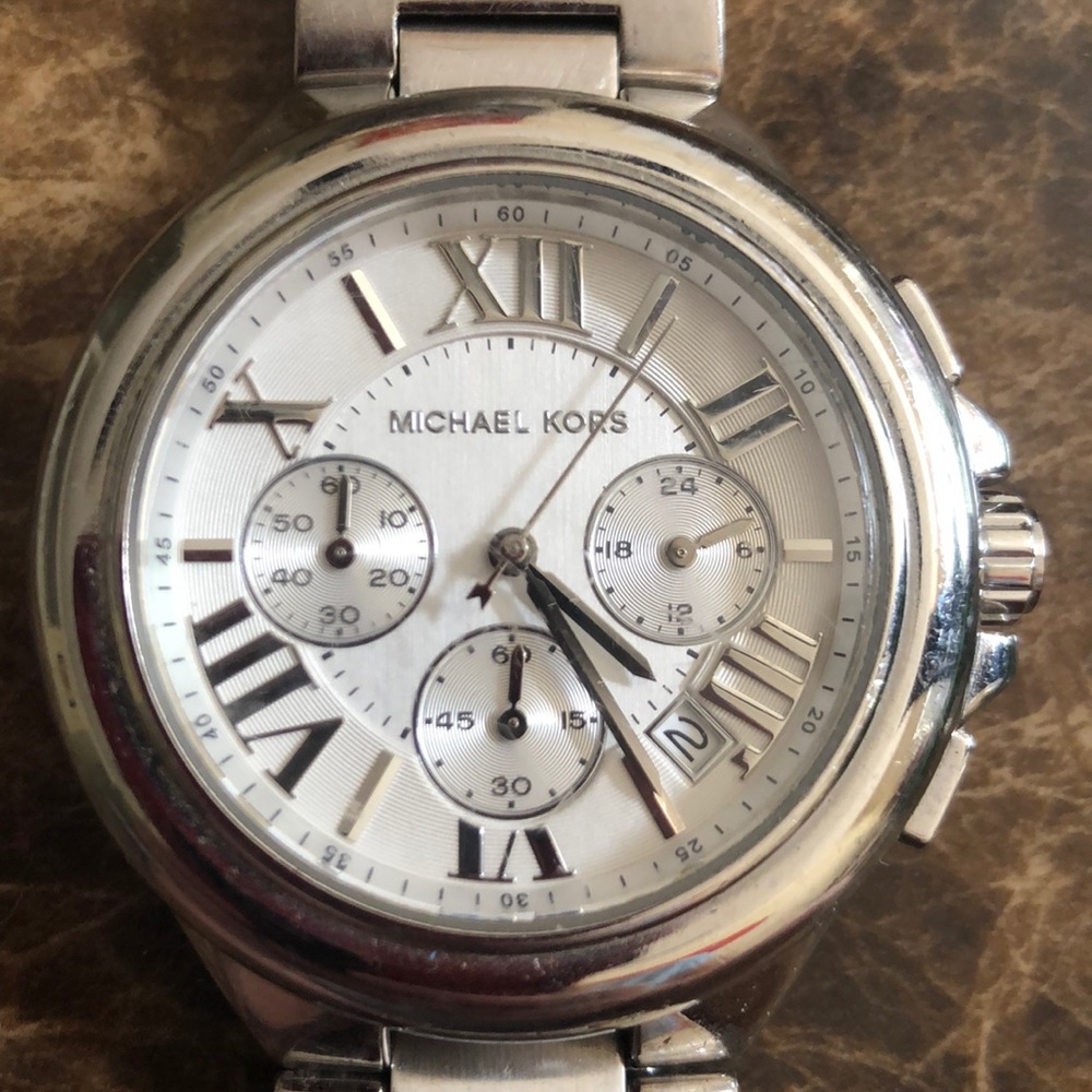 Stainless steel Michael kors watch